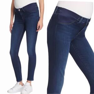 J BRAND Mama J Maternity Skinny Jeans in “Fleeting” Side Panel Under Belly Sz 25